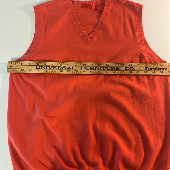 IZOD Men’s  100% Cotton Coral Vest size Large - Picture 6 of 7